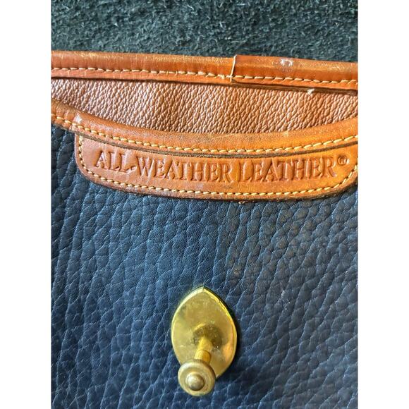 Vintage Dooney & Bourke All Weather Leather Crossbody Bag USA 80s 90s Equestrian - Picture 4 of 16